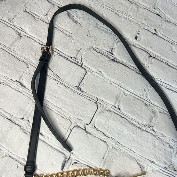 Michael Kors, black Crossbody with gold stud and chain detail - Picture 5 of 11